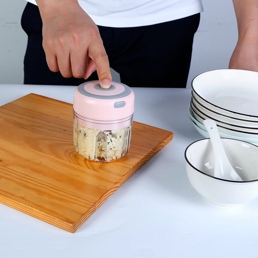 Portable Mini Electric Food Chopper - USB Rechargeable