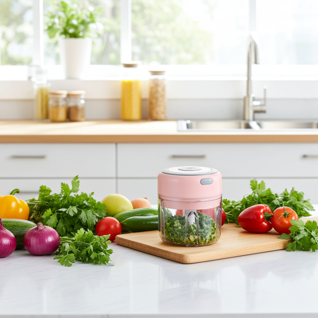 Portable Electric Food Chopper(USB Rechargeable)Fast Easy & Portable